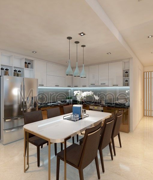 Thiết kế nội thất phòng ăn căn hộ Lexington